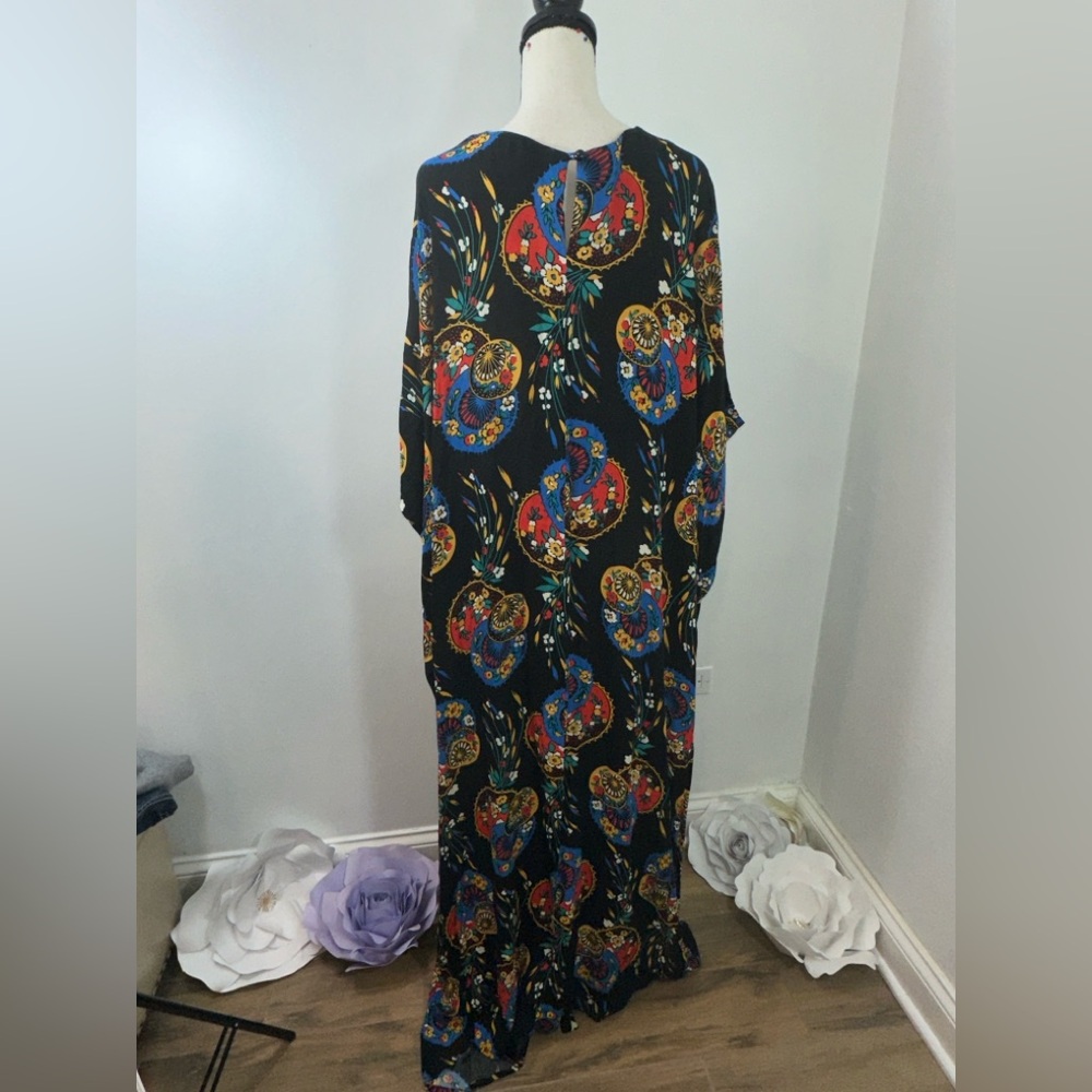 Trashy Diva Black Maxi Dress with Multicolor Paisley Print - Picture 8 of 10